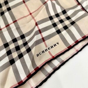 Authentic Burberry London silk scarf
